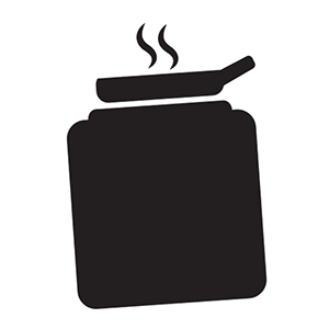 Stove with pan